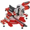 Einhell Scie à Onglet Radiale TC-SM 216 (1600 W, Table Pivotante à Réglage Rapide Et Butées D’angles, Laser, Extensions Latérales, Blocage D’arbre «Spindle-Lock», Avec Lame Aux Carbures De Tungstène) -Scie électrique stationnaire Soldes 47881434 1