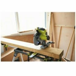 Pack RYOBI Scie à Coupe D'onglets Radiale électrique - 1500W - 216mm - EMS216L - Support Universel RLS02 -Scie électrique stationnaire Soldes 48783091 4