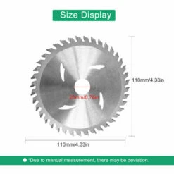 SUPERSELLER Scie Sur Table Disque De Coupe De Roue De Scie En Acier Allié De Lame De Scie Circulaire De 4, 5 Pouces à 40 Dents Pour La Coupe Acrylique En Plastique De Bois (1 PCS), Argent - Argent 9 SUPERSELLER Scie Sur Table Disque De Coupe De Roue De Scie En Acier Allié De Lame De Scie Circulaire De 4, 5 Pouces à 40 Dents Pour La Coupe Acrylique En Plastique De Bois (1 PCS), Argent - Argent -Scie électrique stationnaire Soldes 48786556 3