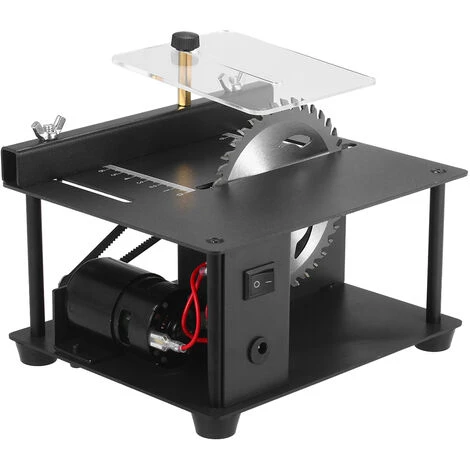 SUPERSELLER Scie Sur Table Scie à Table Multifonctionnelle Mini Scie De Bureau Machine De Découpe électrique Avec Lame De Scie Meule à Vitesse Réglable Profondeur De Coupe De 35 MM Pour La Coupe En Bois Et Acrylique En Plastique, Prise Européenne - Prise Européenne 7 SUPERSELLER Scie Sur Table Scie à Table Multifonctionnelle Mini Scie De Bureau Machine De Découpe électrique Avec Lame De Scie Meule à Vitesse Réglable Profondeur De Coupe De 35 MM Pour La Coupe En Bois Et Acrylique En Plastique, Prise Européenne - Prise Européenne – Image 5