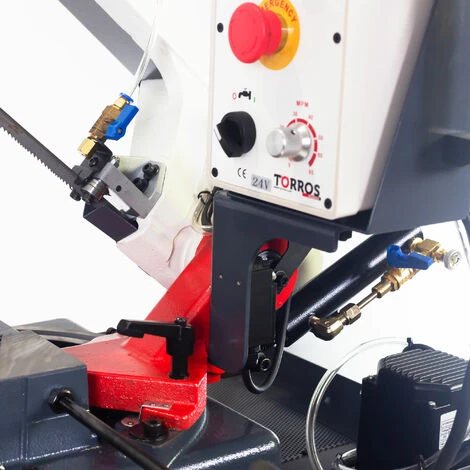 Scie à Ruban Métal Capacité ø150mm 0-60° Vérin De Descente Hydraulique 1,1kW 230V Torros SC150GV 5 Scie à Ruban Métal Capacité ø150mm 0-60° Vérin De Descente Hydraulique 1,1kW 230V Torros SC150GV – Image 3