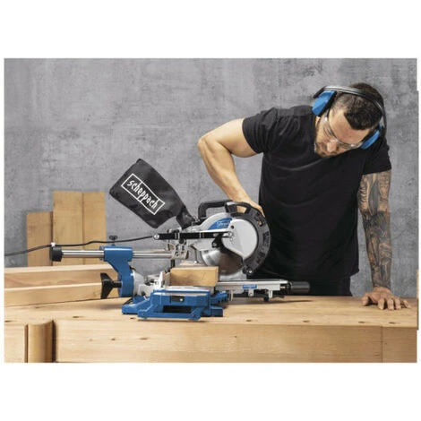 Pack SCHEPPACH Scie à Onglet Radiale - 216 Mm - 2000W - HM216 - 4 Lames 24-48 Dents 7 Pack SCHEPPACH Scie à Onglet Radiale - 216 Mm - 2000W - HM216 - 4 Lames 24-48 Dents – Image 5