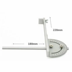 SUPERSELLER Accessoire Pour Scie Sur Table Mini Table-scie Circulaire Routeur T-slot Jauge à Onglets Bricolage Règle D'angle De Travail Du Bois Avec Support D'extension De 220mm, Multicolore - Multicolore -Scie électrique stationnaire Soldes 50062958 3
