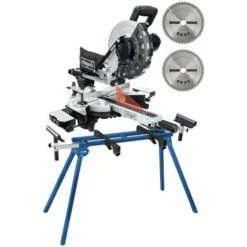 Pack SCHEPPACH Scie à Onglet Radiale - 2000W - 2 Lames - 255 Mm - HM254 - Black Edition - Support UMF1550
