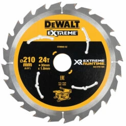 Lame Scie à Table 210x30 Mm 24 Dents XR Extrême Runtime DEWALT - DT99565
