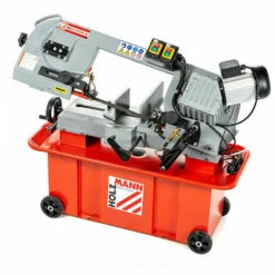 HOLZMANN Scie à Ruban Métal à Roulette - 1 100 W - 400 V Triphasé