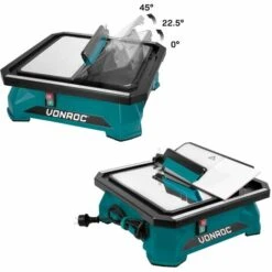 VONROC Coupe-carreaux 650W -180mm - Réservoir D'eau Intégré - Plan De Travail En Acier Inoxydable Large -Scie électrique stationnaire Soldes 53718300 3