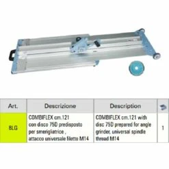 COUPE CARREAUX ÉLETTRIQUE À EAU M14 SIGMA COMBIFLEX 8LG CM 121