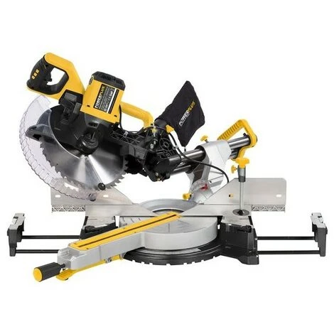 POWER PLUS Scie à Onglet à 2 Biseaux Télescopiques 2200W-305mm 4 POWER PLUS Scie à Onglet à 2 Biseaux Télescopiques 2200W-305mm – Image 2
