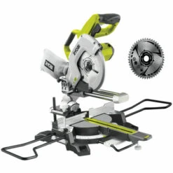 Scie à Onglets Radiale RYOBI - 1500W - 216 Mm - EMS216-2B