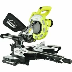 DEWINNER Scie à Onglet Radiale 1700W – Ø 216mm Lame – Laser Et Capot Intégrés,système De Glissière Intégré, Butée De Pièce, Dispositif De Serrage