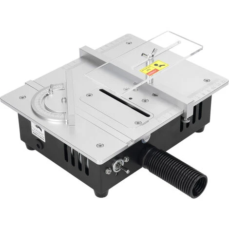 SUPERSELLER Mini Scie à Table Multifonctionnelle Scies De Bureau électriques Petit Ménage Bricolage Outil De Coupe Machine à Bois Avec Roue De Ponçage De 50 Mm Et 10 Pièces De Papier De Verre - Prise UE 4 SUPERSELLER Mini Scie à Table Multifonctionnelle Scies De Bureau électriques Petit Ménage Bricolage Outil De Coupe Machine à Bois Avec Roue De Ponçage De 50 Mm Et 10 Pièces De Papier De Verre - Prise UE – Image 2