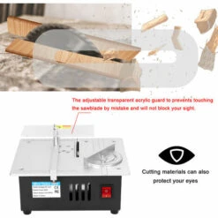 TANCYCO Mini Scie à Table Multifonctionnelle Scies De Bureau électriques Petit Outil De Coupe De Bricolage Ménager 22mm Lame De Scie Réglable En Hauteur Rectifieuse Pour Le Travail Du Bois (type 2) 10 TANCYCO Mini Scie à Table Multifonctionnelle Scies De Bureau électriques Petit Outil De Coupe De Bricolage Ménager 22mm Lame De Scie Réglable En Hauteur Rectifieuse Pour Le Travail Du Bois (type 2) -Scie électrique stationnaire Soldes 58259152 4