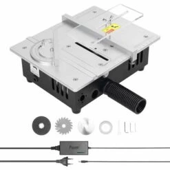 TANCYCO Mini Scie à Table Multifonctionnelle Scies De Bureau électriques Petit Ménage Bricolage Outil De Coupe Machine à Bois (Type 2)