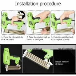 CISEA Clous Cloueuse électrique Haute Résistance 30/Min Outil De Clouage Manuel, Ergonomique, Léger Et Sans Besoin De Pompe à Air Pour Toiture, Fabrication De Meubles -Scie électrique stationnaire Soldes 60463297 4
