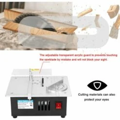 LIFCAUSAL Mini Scie à Table Multifonctionnelle Scies De Bureau électriques Petit Outil De Coupe De Bricolage Ménager 22mm Lame De Scie Réglable En Hauteur Rectifieuse Pour Le Travail Du Bois (type 2) 10 LIFCAUSAL Mini Scie à Table Multifonctionnelle Scies De Bureau électriques Petit Outil De Coupe De Bricolage Ménager 22mm Lame De Scie Réglable En Hauteur Rectifieuse Pour Le Travail Du Bois (type 2) -Scie électrique stationnaire Soldes 63745965 4