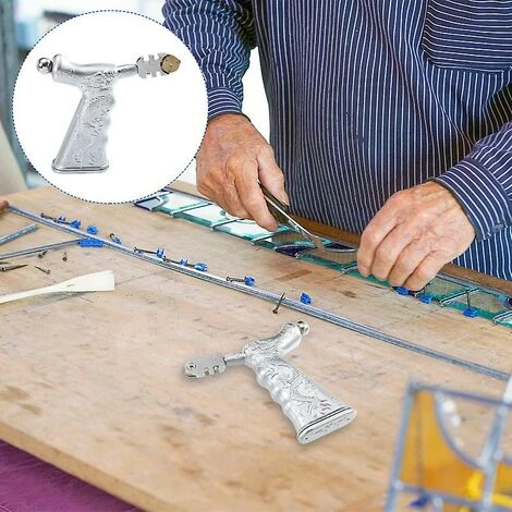 BDD 1 Pièce Ouvre-verre Pour Carrelage Outil à Main Utilitaire Outil De Coupe De Verre Coupe-carreaux (argent) 5 BDD 1 Pièce Ouvre-verre Pour Carrelage Outil à Main Utilitaire Outil De Coupe De Verre Coupe-carreaux (argent) – Image 3