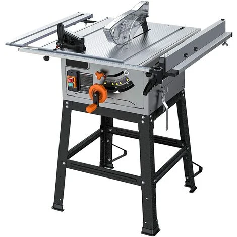 ENGINDOT Scie Sur Table, Scie Circulaire Sur Table 2000W 4800RPM, 0-45 ° Coupe En Biseau, Table Extensible, 254MM Disque De Scie, Table De Coupe Avec Support-MTS01A 3 ENGINDOT Scie Sur Table, Scie Circulaire Sur Table 2000W 4800RPM, 0-45 ° Coupe En Biseau, Table Extensible, 254MM Disque De Scie, Table De Coupe Avec Support-MTS01A