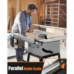 ENGINDOT Scie Sur Table, Scie Circulaire Sur Table 2000W 4800RPM, 0-45 ° Coupe En Biseau, Table Extensible, 254MM Disque De Scie, Table De Coupe Avec Support-MTS01A 9 ENGINDOT Scie Sur Table, Scie Circulaire Sur Table 2000W 4800RPM, 0-45 ° Coupe En Biseau, Table Extensible, 254MM Disque De Scie, Table De Coupe Avec Support-MTS01A -Scie électrique stationnaire Soldes 65754993 3