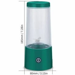 LIFCAUSAL Portable Blender Four Cutters Juicer Cup 350ml Fruit Mixing Machine Amovible Cup USB Rechargeable For Sports Travel And Outdoors Rose -Scie électrique stationnaire Soldes 66017305 3