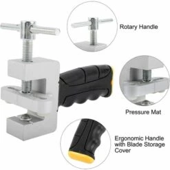 YEURIé Outil Manuel Coupe-carreaux, Pince à Briser Les Carreaux, Kit De Coupe Pour Carreaux En Céramique, Verre, Miroir (Noir) 8 YEURIé Outil Manuel Coupe-carreaux, Pince à Briser Les Carreaux, Kit De Coupe Pour Carreaux En Céramique, Verre, Miroir (Noir) -Scie électrique stationnaire Soldes 66332754 2