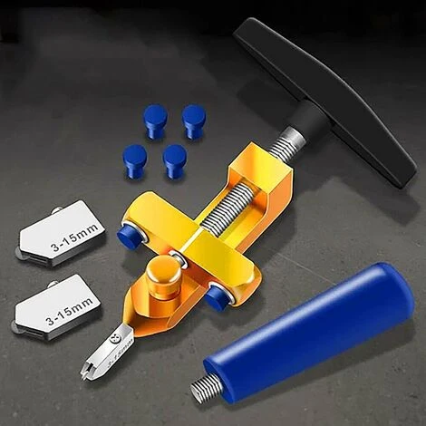 HELLO KITTY BAIN Coupe-carreaux Tout-en-un, Ouvre-carreaux à Main, Couteau à Carreaux, Couteau à Pousser, Coupe-verre (jaune) 4 HELLO KITTY BAIN Coupe-carreaux Tout-en-un, Ouvre-carreaux à Main, Couteau à Carreaux, Couteau à Pousser, Coupe-verre (jaune) – Image 2