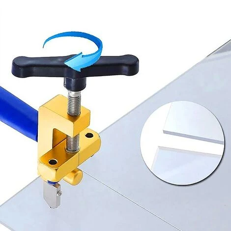 HELLO KITTY BAIN Coupe-carreaux Tout-en-un, Ouvre-carreaux à Main, Couteau à Carreaux, Couteau à Pousser, Coupe-verre (jaune) 6 HELLO KITTY BAIN Coupe-carreaux Tout-en-un, Ouvre-carreaux à Main, Couteau à Carreaux, Couteau à Pousser, Coupe-verre (jaune) – Image 4