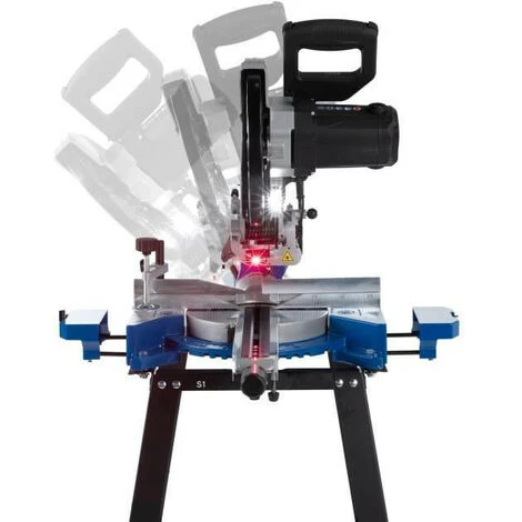 Scie A Onglet Multi-matériaux Radiale SCHEPPACH 254 Mm Avec Piétement Et 2eme Lame - HM254CD 4 Scie A Onglet Multi-matériaux Radiale SCHEPPACH 254 Mm Avec Piétement Et 2eme Lame - HM254CD – Image 2