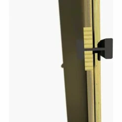 ABRI FRANçAIS Kit Clôture Bois Massif | 4m De Longueur | Pin Sylvestre Traité Autoclave Vert | Hauteur : 1,82m | 2m Entre Poteaux Métalliques -Scie électrique stationnaire Soldes 67310765 3