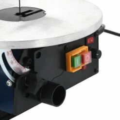 MAISONCHIC Scie à Chantourner Scie électrique Avec Pédale Et Lampe LED 125 W -Scie électrique stationnaire Soldes 67652386 4