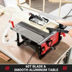 GIZCAM Scie Sur Table, 2000W 5000RPM, Aspirateur Intégré (taux D'enlèvement Des Copeaux 98%), Table Extensible En Aluminium (60-80CM), Scie à Onglets 45°, Scie Circulaire Sur Table Avec Lame 216MM*60T 11 GIZCAM Scie Sur Table, 2000W 5000RPM, Aspirateur Intégré (taux D'enlèvement Des Copeaux 98%), Table Extensible En Aluminium (60-80CM), Scie à Onglets 45°, Scie Circulaire Sur Table Avec Lame 216MM*60T -Scie électrique stationnaire Soldes 67697211 5