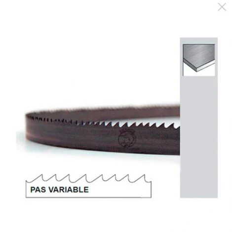 LUXOUTILS Lame Ruban Métal 2450 X 27 X 0,9 X 5/8 TPI N Pas Variable - Bi-métal M42 3 LUXOUTILS Lame Ruban Métal 2450 X 27 X 0,9 X 5/8 TPI N Pas Variable - Bi-métal M42