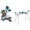 Bosch Scie A Onglet Radiale �216mm 17.3Kg 1600W GCM 8 SJL + Pietement GTA 2600 BOSCH 0615990FV8