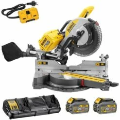 Scie à Onglets Radiale 2 X X54V DEWALT XR Flexvolt Ø305mm + 2 Batteries 54V 6Ah - DHS780T2A