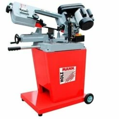 Scie à Ruban Métal Descente Semi-automatique D. 125 Mm 400 V 550 W - BS 128HDR-400V HOLZMANN