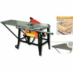 Leman - Scie Sur Table De Chantier à Chariot 315mm 2200W - LOSST315 -Scie électrique stationnaire Soldes 96964 3